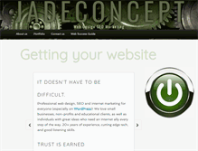 Tablet Screenshot of jadeconcept.com